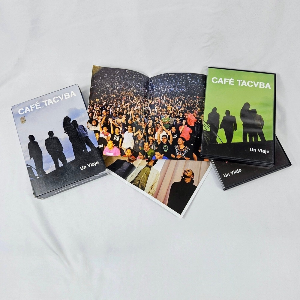 Cafe Tacvba Un Viaje Live Box Set 3 CD 1‎ DVD Spanish Latin Rock